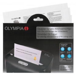 Olympia 9130 Χαρτί με λάδι για καταστροφείς εγγράφων 12 τμχ Α5