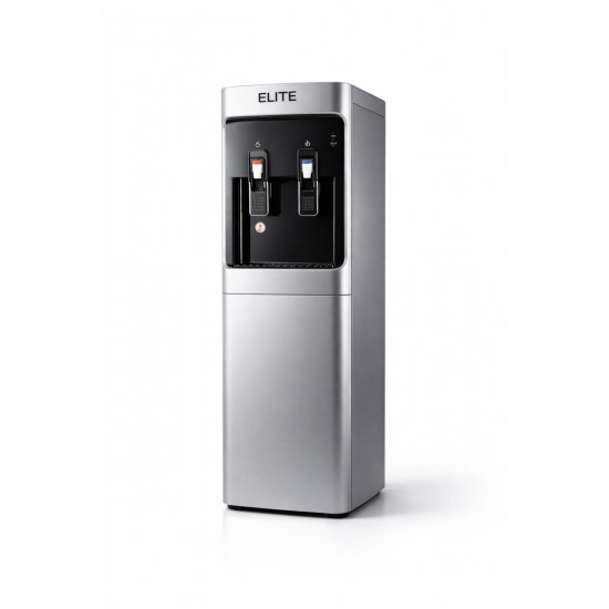 Elite WDC-2558  Επιδαπέδιος ψύκτης νερού με συμπιεστή και ντουλαπάκι, ασημί