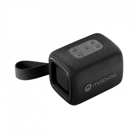 Motorola Rokr 300 Μαύρο φορητό αδιάβροχο ηχείο Βluetooth με USB Type-C, IP67, Τrue Wireless Link και Qi ασύρματη φόρτιση – 7W