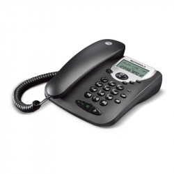 Motorola CT2 Μαύρο Ενσύρματο τηλέφωνο με οθόνη