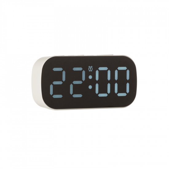 Osio OCA-3015W ξυπνητήρι με ένδειξη θερμοκρασίας και ημερομηνίας, Άσπρο