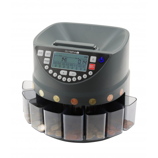 Olympia CC 300 – Μετρητής Κερμάτων με LCD Οθόνη & Λειτουργία Batch