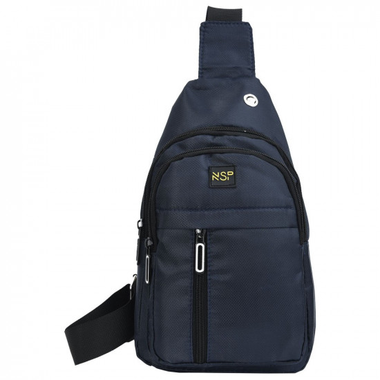 Nsp N122 Τσαντάκι Ώμου Crossbody Αδιάβροχο 5.7L (Μπλε) (8387814)