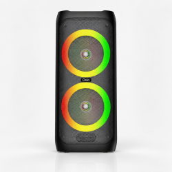 Osio OBT-8040 – Φορητό Party Ηχείο 90W RMS με 2×8 & Πρίμα, LED Φωτισμό, Τρόλεϊ & Ασύρματο Μικρόφωνο (Bluetooth 5.3)