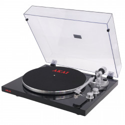 Akai TTA-200PB Στερεοφωνικό Πικάπ με Bluetooth & Εγγραφή USB (Ξύλο)