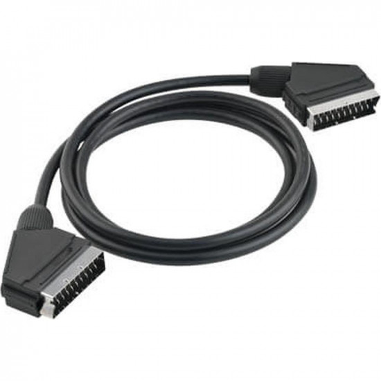 Osio OSK-1161 Καλώδιο SCART αρσενικό σε αρσενικό 1,5m (Μαύρο)