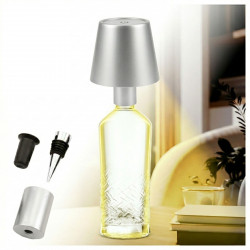 Add Living Bottle Light V2442 (3238) Επαναφορτιζόμενο φωτιστικό LED για μπουκάλι με 3 χρώματα φωτισμού, touch και IP44 (Ασημί)