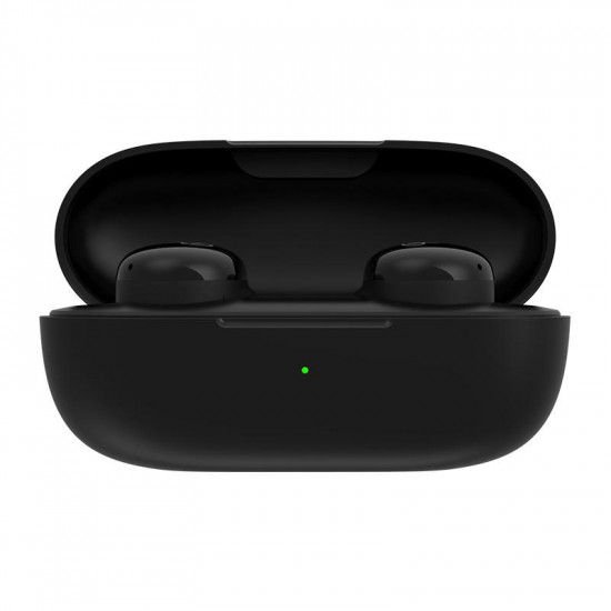 QCY T17 TWS BLACK 6mm dynamic driver-mic noise cancel. Music time: 4h. Calling time: 3,5h. Bluetooth