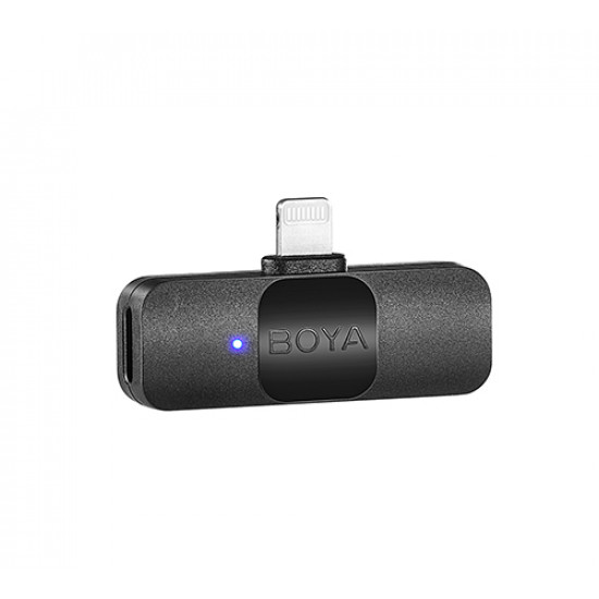 BOYA BY-V1 Wireless Lavalier Microphone for iPhone iPad Mini Lapel Lightning connection