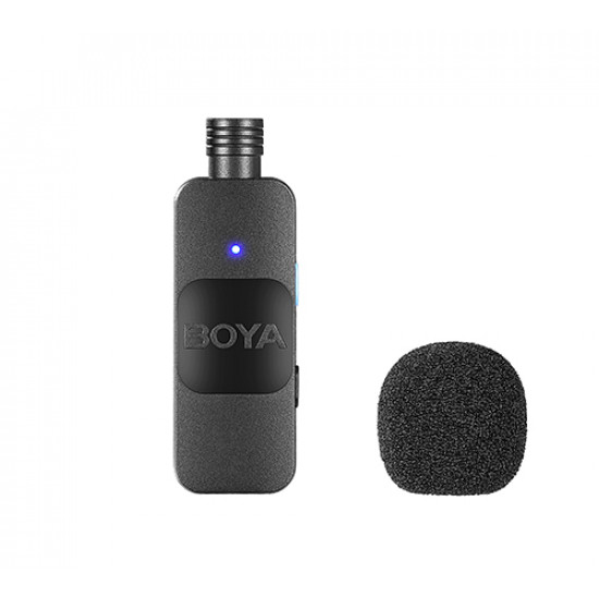 BOYA BY-V10 Wireless Lavalier Microphone for Android Mini Lapel USB-C connection