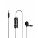 BOYA BY-M1 Pro II wired mic Professional lavalier mic - jack 6m cable Camera Smartphone Tablet