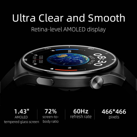 QCY Watch GT2 S3 Gray - 1,43