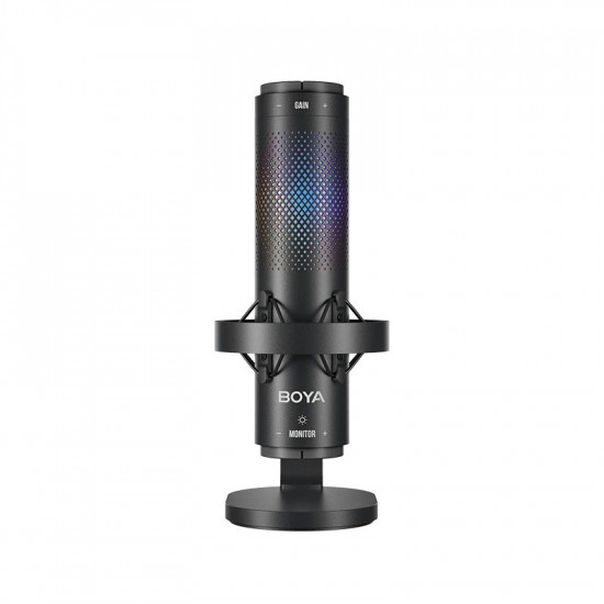 BOYA BY-K9 USB RGB Microphone 3 selectable patterns w. shockmount (9 zones RGB)