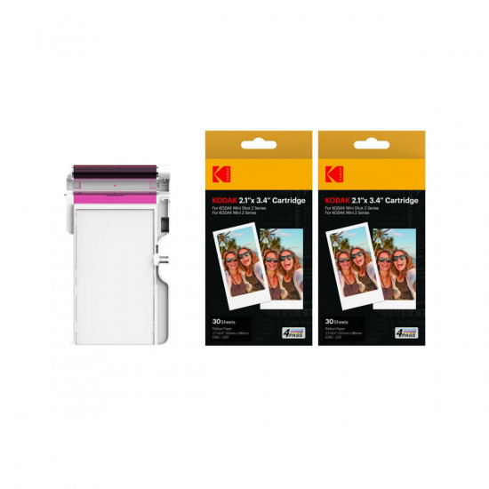 Kodak 30 Photo Cartridge for Mini Shot Combo Printers and Cameras C210/C210R (5.3 x 8.6 cm)