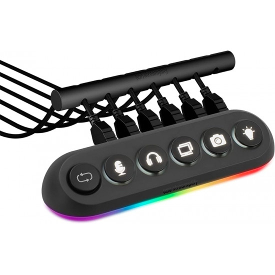 Streamplify HUB DECK 5 -  5 Port Streaming Deck 4x USB 3.0, 1x USB 2.0, RGB, 12V