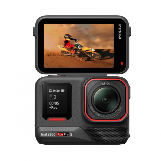 Insta360 Ace Pro 2 (Dual Battery Bundle) Action Camera 8k - Dual AI Chip