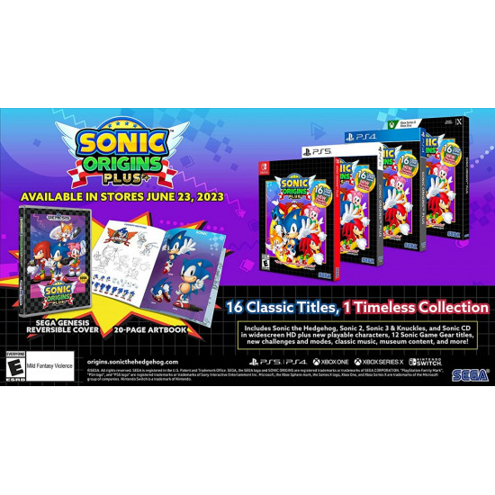 Sonic Origins Plus Limited Edition Switch