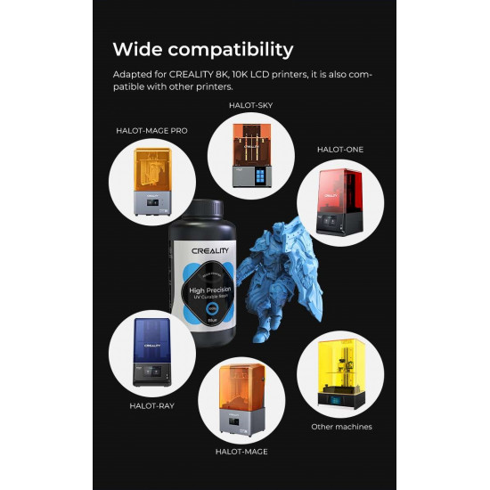 Creality LCD 8K High Precision UV Curable Resin - Orange (3302190005)