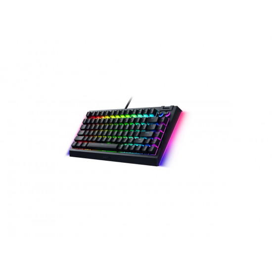 Razer BLACKWIDOW V4 75% - Mechanical RGB Gaming Keyboard - Hot-Swappable - Orange Tactile Switches