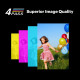Kodak Mini Shot 2 Retro -Instant Camera & Photo Printer (5.3 x 8.6 cm), iOS & Android BT + 8 Sheets