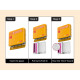 Kodak Mini 3 Retro 4PASS Smartphone Photo Printer Portable (7.6 x 7.6 cm) + 8 Sheets, Yellow