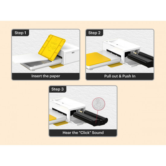 Kodak Dock Plus 4PASS Wireless Smarphone Photo Printer (10 x 15 cm) + Accessory Package with 10 Shee