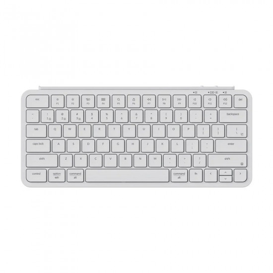 Keychron B1 Pro (B1P-K8) Ultraslim Mini Wireless Keyboard ZMK Online customize-Ivory White 75% US