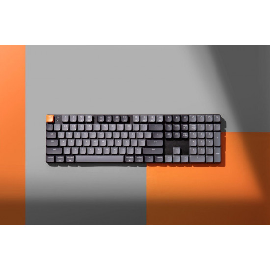 Keychron K5 V2 (K5X-B3) QMK Wireless Mechanical Keyboard Brown Switch RGB 100% US Layout