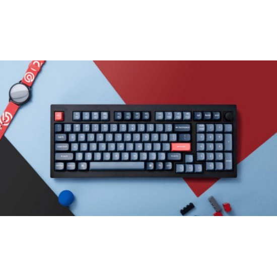 Keychron V5 Max QMK/VIA (V5M-D4) Wireless BT/2,4/Wired Custom Mechanical Keyboard Banana Sw. 96% US