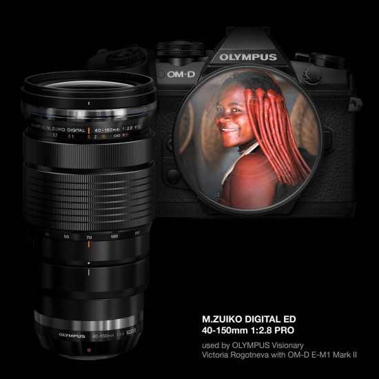 Olympus 40-150mm 1:2.8 PRO BLACK M.ZUIKO DIGITAL (EZ-M4015PRO) Lense Micro FT