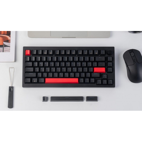 Lemokey X4 QMK (X4-A3) Wired Mechanical Keyboard 75% Brown Switch US Layout