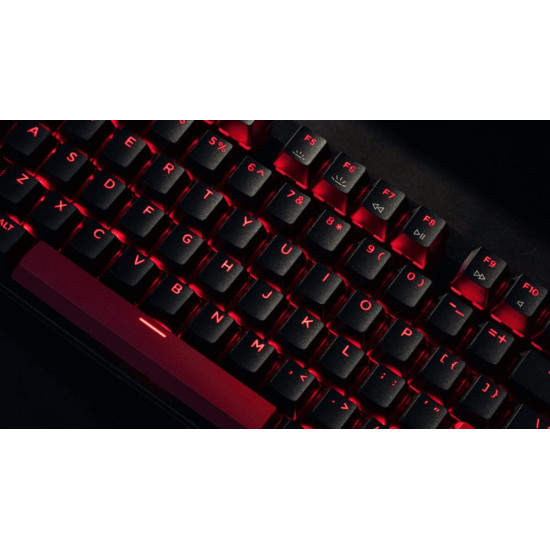 Lemokey X1 (X1-A3) QMK/VIA Wired TKL 80% Mechanical Keyboard - Brown Switch US Layout