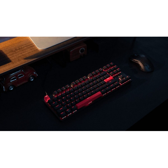 Lemokey X1 (X1-A3) QMK/VIA Wired TKL 80% Mechanical Keyboard - Brown Switch US Layout