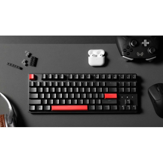 Lemokey X1 (X1-A3) QMK/VIA Wired TKL 80% Mechanical Keyboard - Brown Switch US Layout