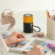 Kodak Memo Shot ERA -  2-in-1 Instant Camera and Photo label Printer + one Roll, Yellow