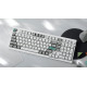 Keychron Q5 Max (Q5M-P1) QMK/VIA Wireless Custom Mechanical White Keyboard-Red Switch 96% US Layout