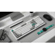 Keychron Q5 Max (Q5M-P1) QMK/VIA Wireless Custom Mechanical White Keyboard-Red Switch 96% US Layout