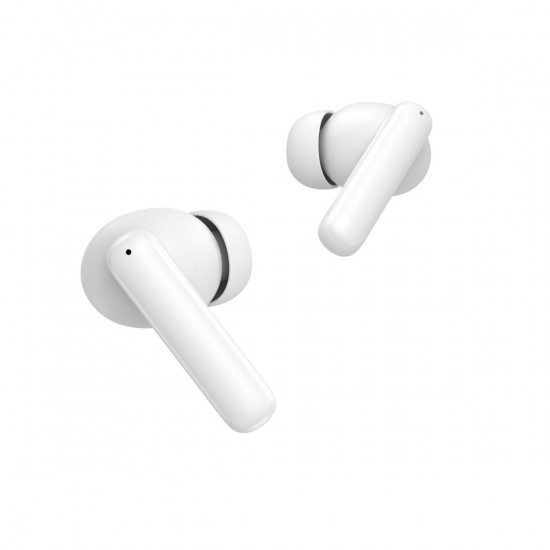QCY T13 ANC White - TWS 10mm Dynamic Driver, 4-mic 28dB ANC, Bluetooth 5.3, 7hr-30hr, 75ms latency