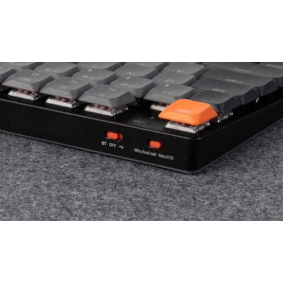Keychron K5 V2 (K5X-B3) QMK Wireless Mechanical Keyboard Brown Switch RGB 100% US Layout