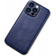 Bodycell Pattern Leather Backcover iPhone 11 Pro Max Blue