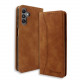 Bodycell Book Case Pu Leather Samsung A25 Brown
