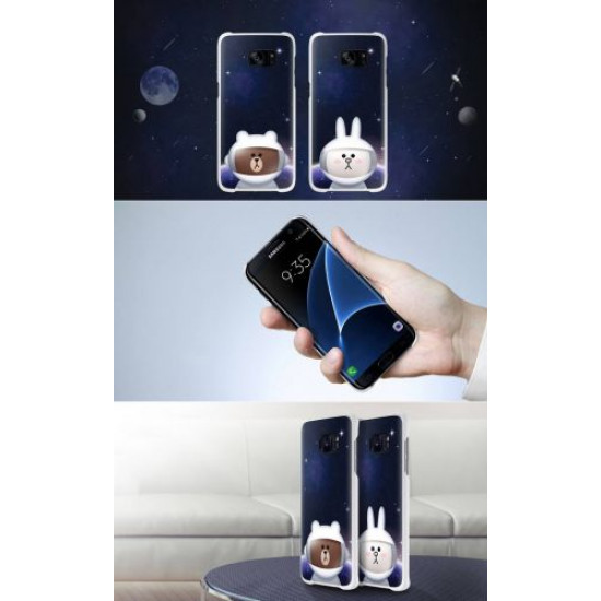 Θήκη Faceplate Samsung S7 Line Friends Cover 