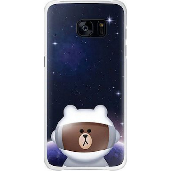 Θήκη Faceplate Samsung S7 Line Friends Cover 