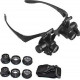Μεγεθυντικός Φακός Κεφαλής 9892GJ 10x, 15x, 20x, 25x με Led σε Σκελετό Γυαλιών