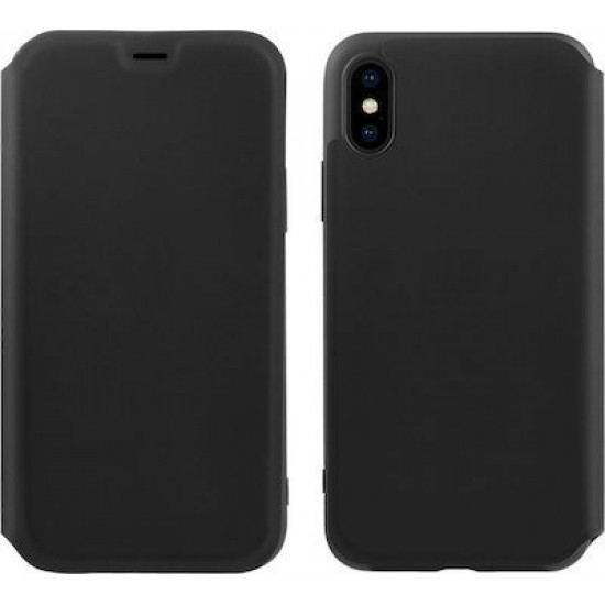 Θήκη Hoco Colorful Series Liquid Silicone για Apple iPhone XS Max Μαύρη