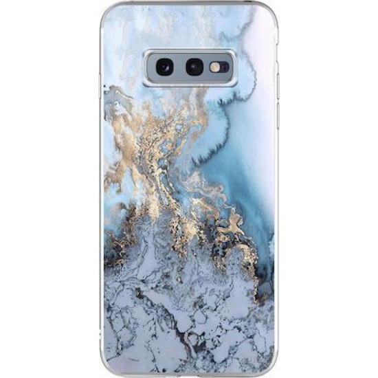Silicon Marble Case Samsung S10E SM1 Blue