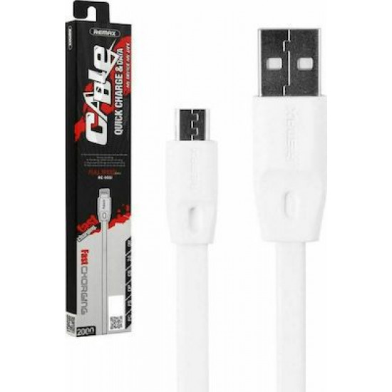 REMAX  DATA Cable Full Speed microUSB 2m White