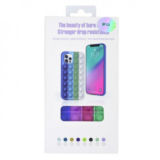 Silicon Marble Case iPhone 6/6s SM7 Blue/Pink