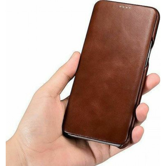 iCarer-Xoomz RS 99001 PU Leather Samsung S8 Brown