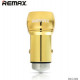 REMAX  Adapter USB 12V DUAL 2.4A Gold